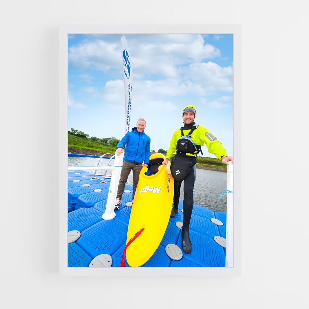 Poster Surf et Rivières – affiche Canoë-kayak (vue 3)